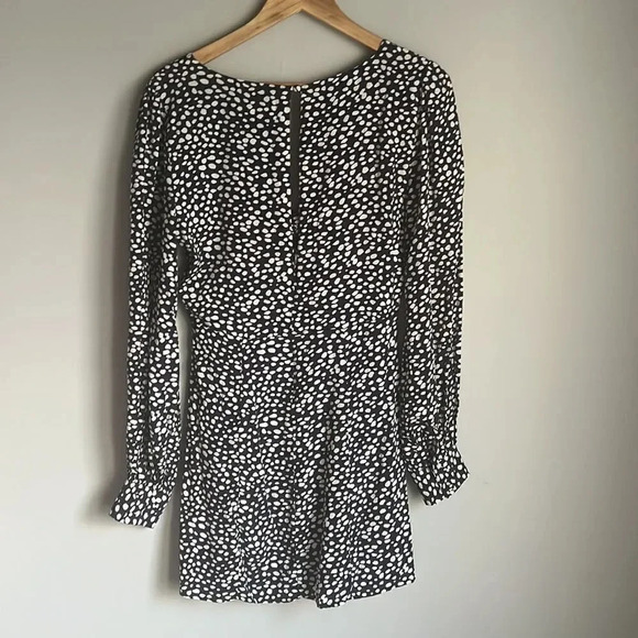 Privacy Please x revolve Geneva Mini Dress in Navy Not Dot - Picture 3 of 11